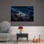 Blue Ice Cavern Explorer Dramatic Abstract Contemporary Landscape Winter Wall Art Print-862902105