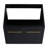 Bathroom Vanity - 24 Inch Black Chestnut With Chic Appearance And Spacious Storage Sleek Functional Drawers