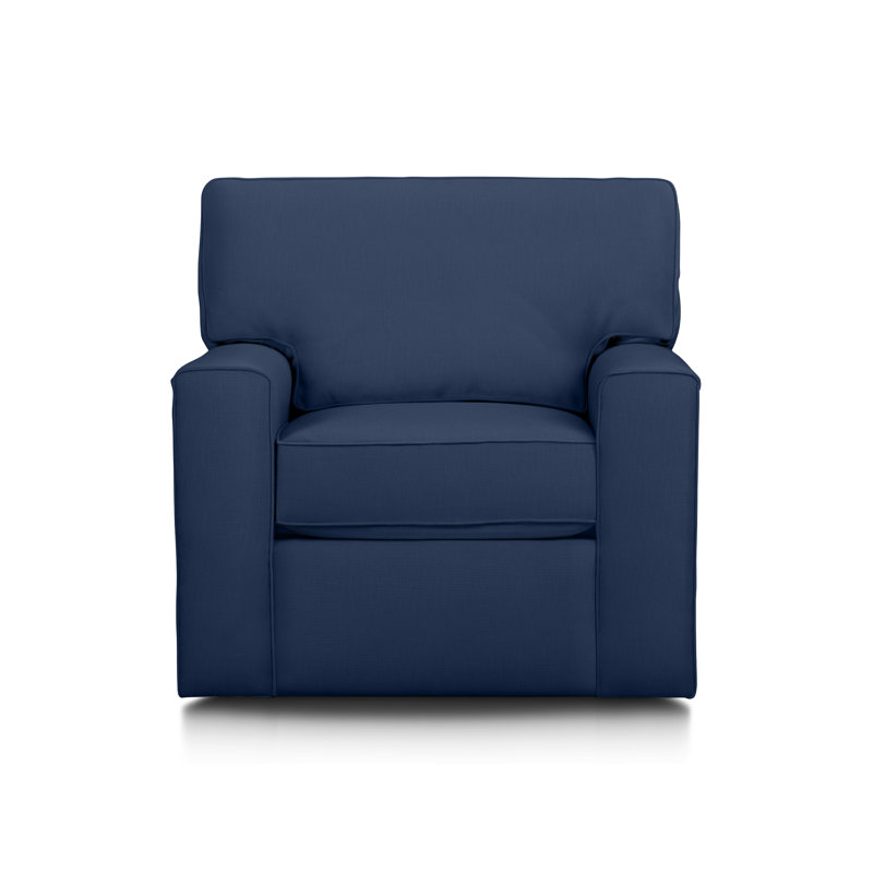 Chaise rembourrée 36,5 po Leigh, Toile bleu marine Sunbrella®