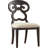 Linen Queen Anne Back Parsons Chair-36417073