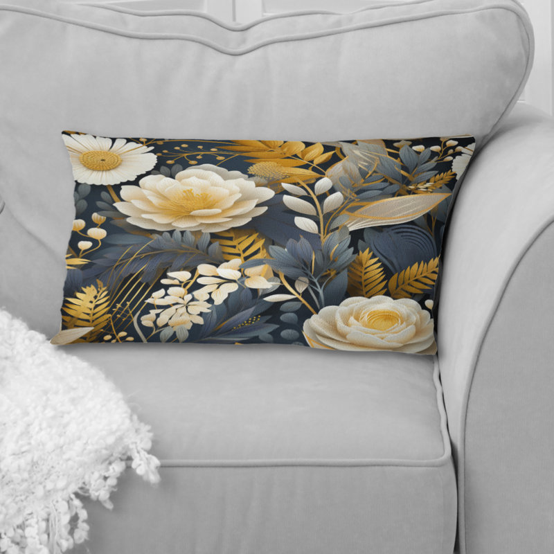 Motif floral et gris Enchanted Gardens
