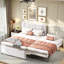 Lit plateforme avec lit gigogne multifonctionnel Velin Upholstery-486909478