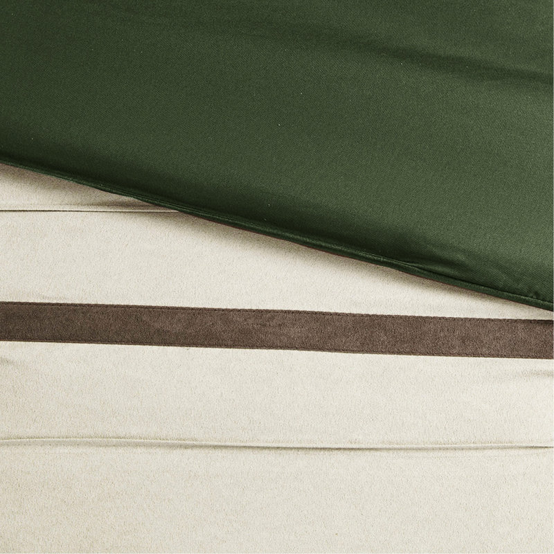 Très grand édredon, 7 pièces en faux suède, coussins décoratifs brodés, suède lavable à la machine, doux au toucher, comprend les taies décoratives, les coussins et