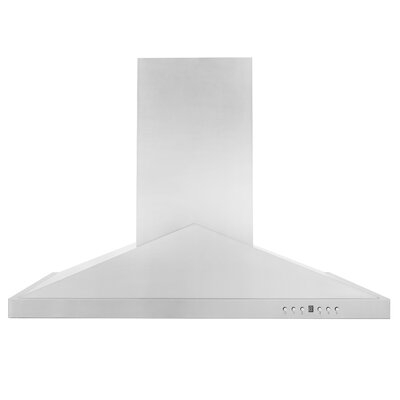 30"" 400 CFM Convertible Island Range Hood in Brushed 430 Stainless Steel -  ZLINE, GL1i-30