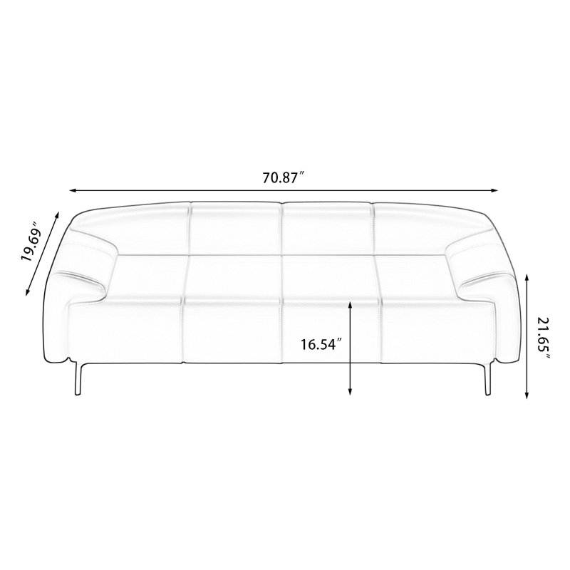 Upholstered Bench, Beige