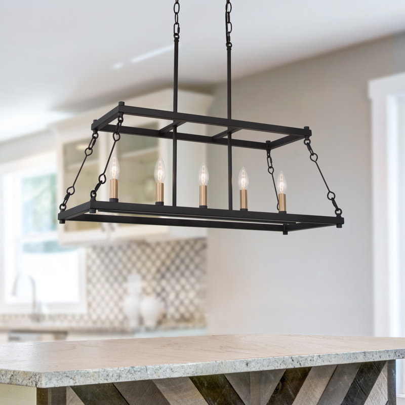 Lustre lanterne cage moderne 5 lumières Modern