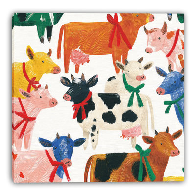 Art mural sur toile festive