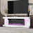 Modern TV Stand With Built-In Electric Fireplace, 66.5" Media Console With LED Lighting For Living Room Entertainment Center