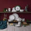 Couvert individuel 5 pièces Noritake Holly and Berry Gold
