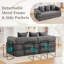 3 Seater Corduroy Sofa-717764784