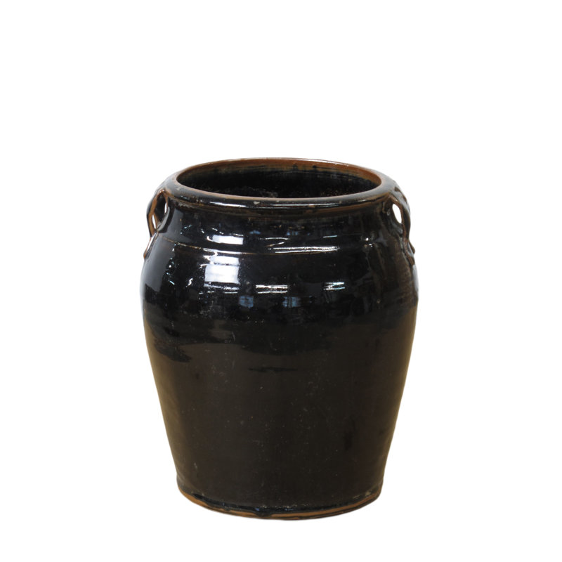 Asian Classic Handmade Earthenware Table Vase