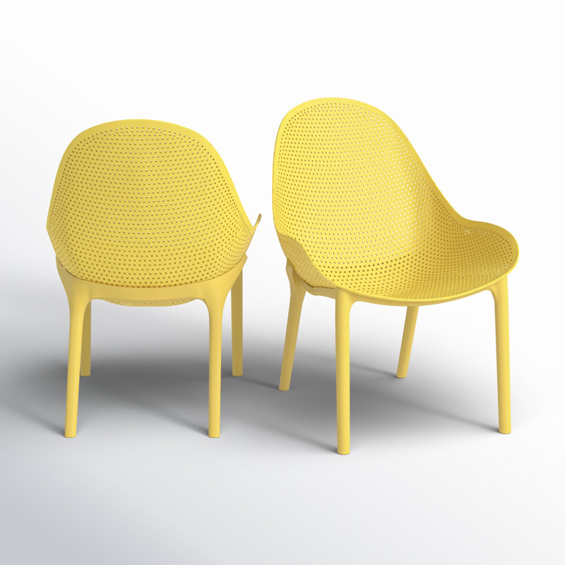 Chaise de patio Farrah, Jaune