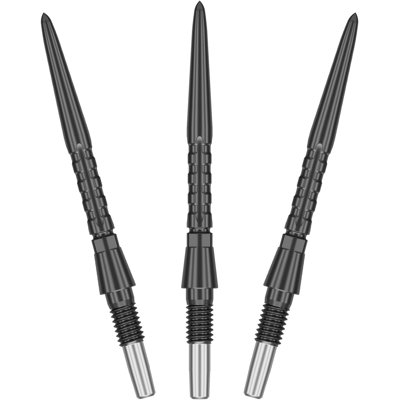 Darts Swiss Point Storm Dart Points, Surge (3 Pack Set Of Tips) 26Mm/30Mm/35Mm – Gold/Silver/Black | Change Dart Points, Swiss Storm Points, Professional Darts Accessories