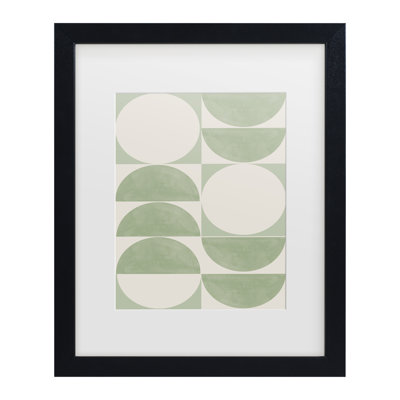 Bolog The Miuus Studio Mid Century Modern 01 Matted Framed Art