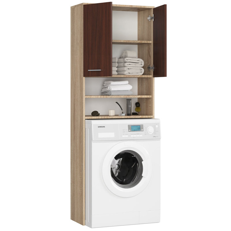Elfgund Bathroom Cabinet, Sonoma/Wenge