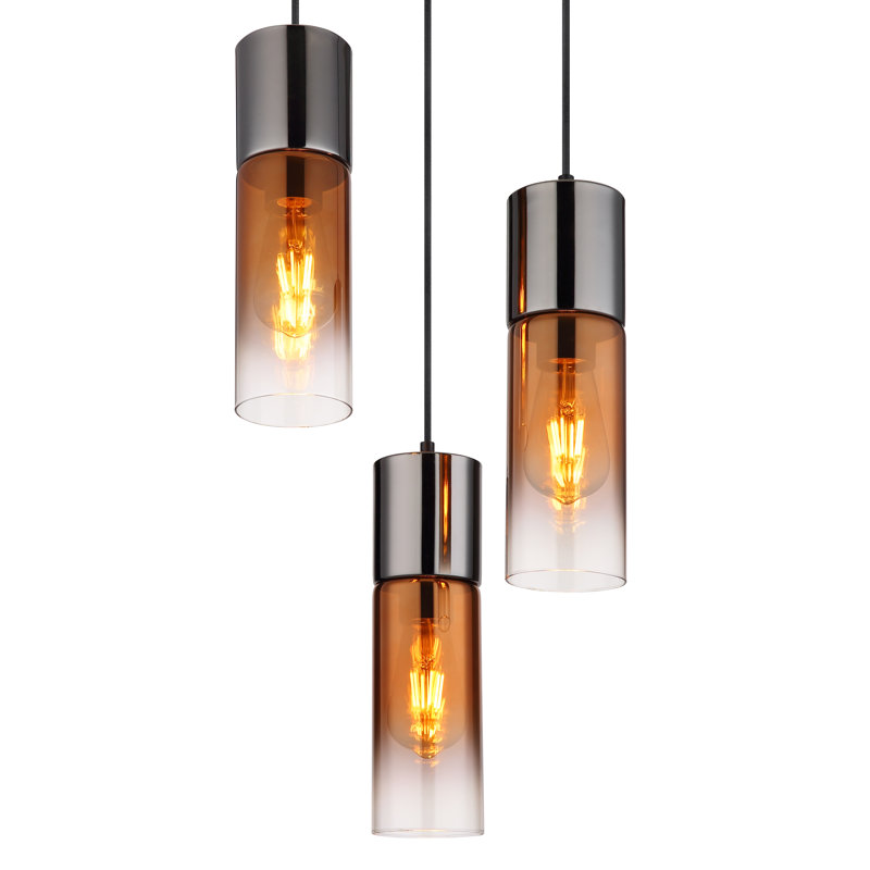 Chiho 3 - Light Matte Black Pendant