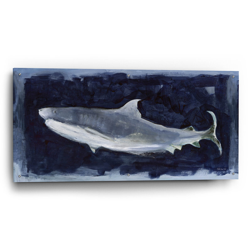 " Shark Swim 3 " by Seven Trees Design, 24" H x 48" W