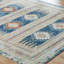 Sundance Mesa Canyon Ikat Blue Wool Hand Crafted Area Rug-1618309425