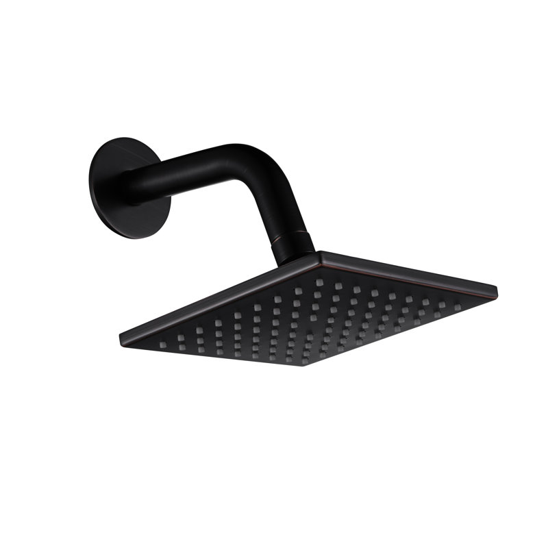 Pomme de douche entièrement réglable et autonettoyante, Bronze huilé