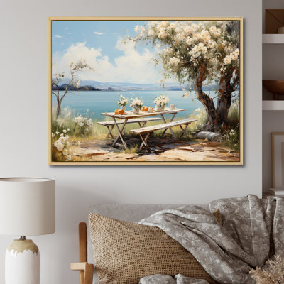 Pique-nique au lac II sur toile