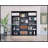 Lowell Black 3 Piece Living Room Set With 3 Bookcases