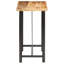 Sean Solid Wood Top Metal Base Dining Table-68799625