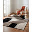 Kiraz Abstract Area Rug in Brown/ White/ Black/ Beige/ Grey-1819325525