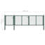 Adare 125cm H x 400cm W Green Metal Gate