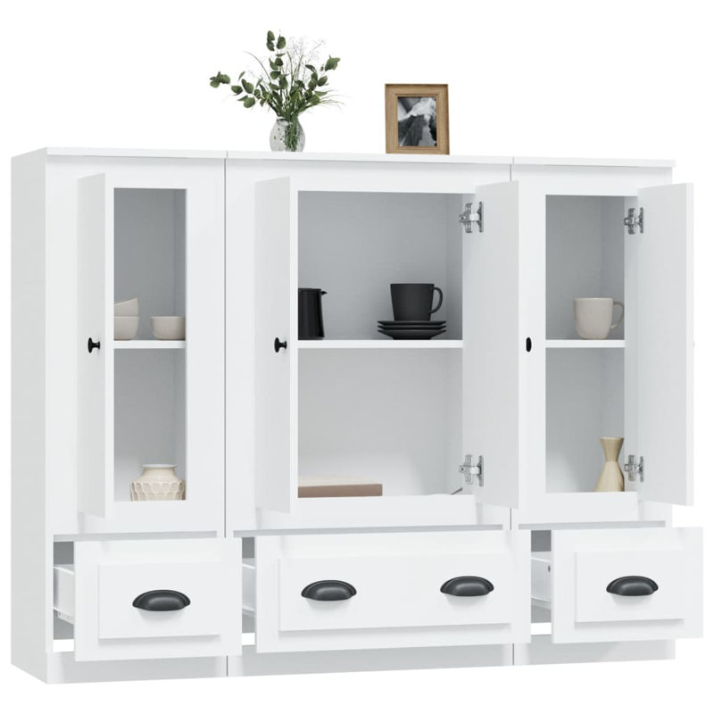 Aranya Storage Cabinet, White