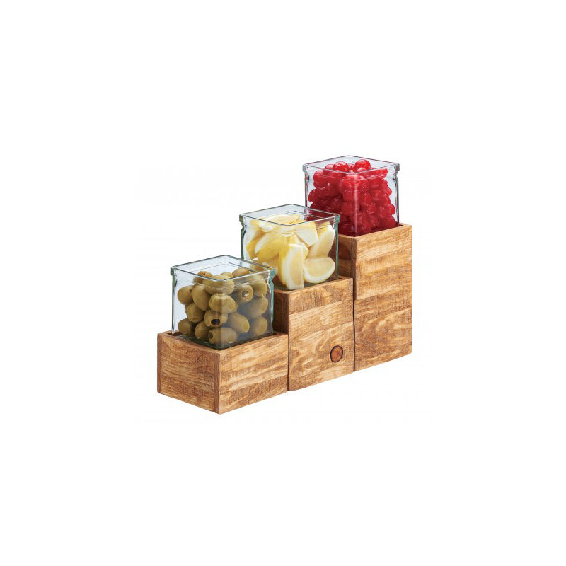 Madera Single Jar Riser, 7" H x 4.25" W x 4.25" D