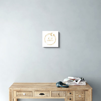 «Gilded Astrology IV» par Grace Popp, impression sur toile tendue