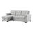 Yosef Upholstered L-Shaped Sectional Reversible-704676663