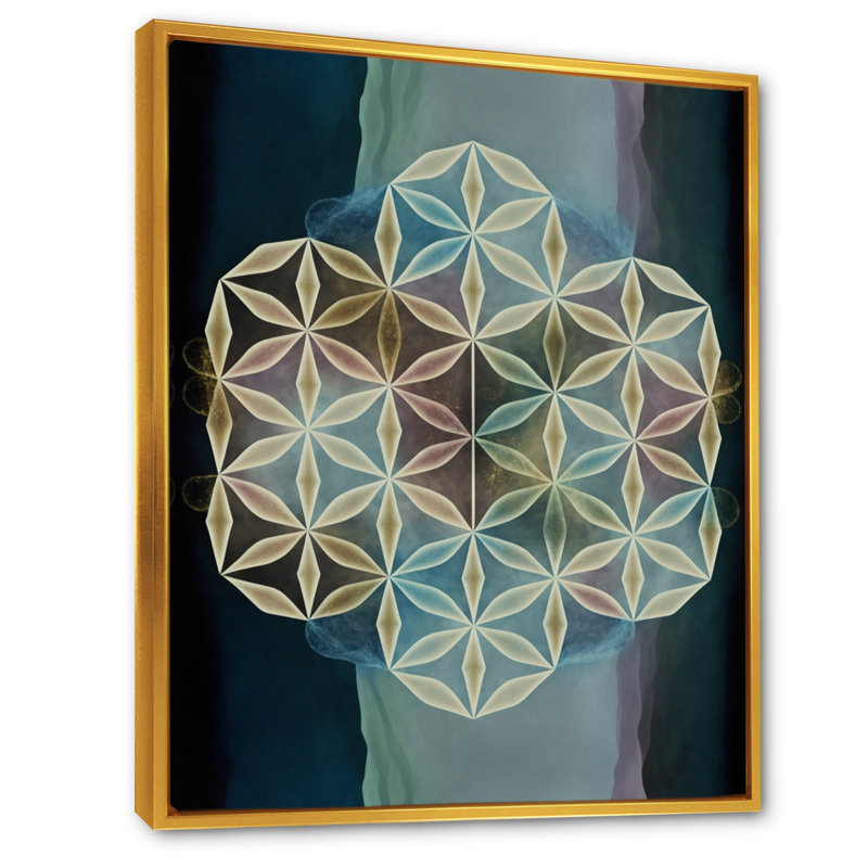 «Antique Sacred Retro Designs II», reproduction sur toile flottante, L 34 po x H 44 po, Or