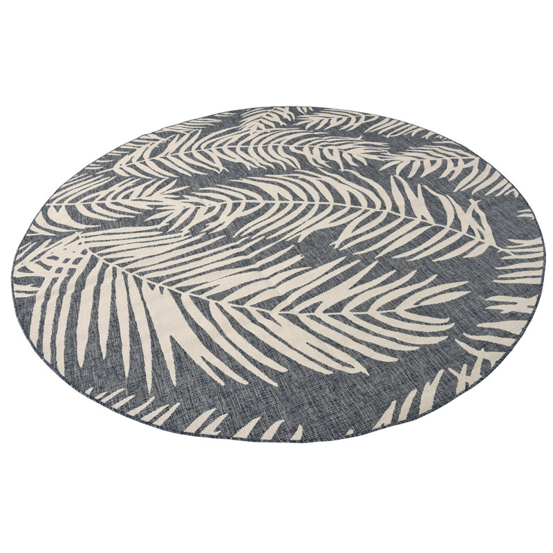 Tapis d'extérieur Kona couleur arctique, Rond 10 pi 8 po