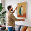 Two Figures in Profile Minimalist 1 Piece Wrapped Canvas Wall Art-1243267117-1243267125