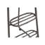 New Foundry Counter Stool with Metal Frame