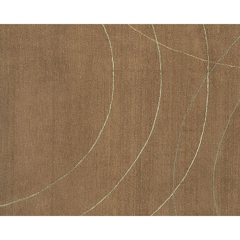 Cirque Geometric Area Rug in Brown, Rectangle 8' x 10'