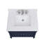 Meuble-lavabo sur pied simple 30 po avec plateau en pierre reconstituée Guider-92518485
