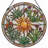 Sun Cactus Stained Glass Window Panel，12"H-490940908