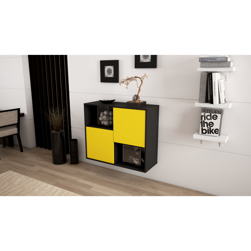 Rosenblatt 92cm Sideboard, Yellow