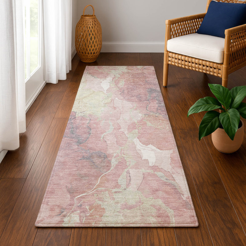 Premium Machine Washable Verlin AMF1785 Abstract Rug, Runner 2'3" x 7'6"