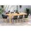 Chaises de salle à manger d'extérieur 100% bois Amazonia-88887041-88492184