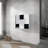 Bathroom Side Cabinet,3-Soft Close Doors,Float Mounting Design