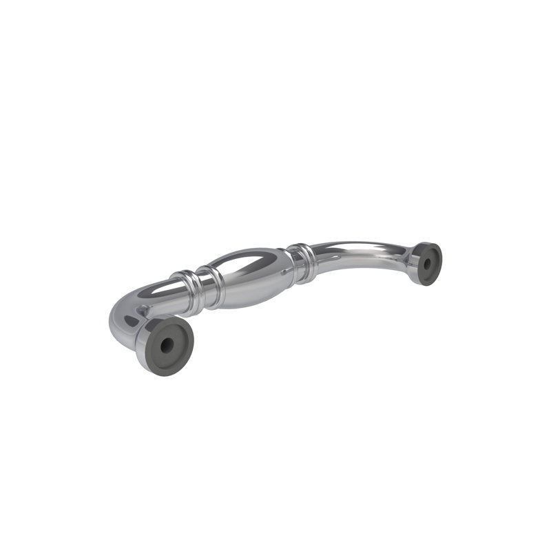 Poignée barre Granby, Chrome poli, 3"