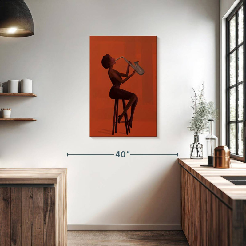 Musique et art IV, H 36 po x l 24 po