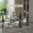 Lizelle 72" Silver Dining Table