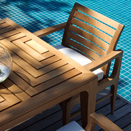 Limited 100 Outdoor Teak Dining Armchair