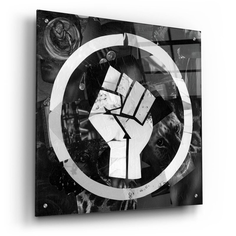 " Blm " by Artpoptart, 24" H x 24" W x 0.2" D