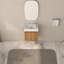 Petit meuble-lavabo mural 16 po