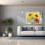 «Farm Seed Sunflowers» par Art Licensing Studio, art mural sur toile-347809516
